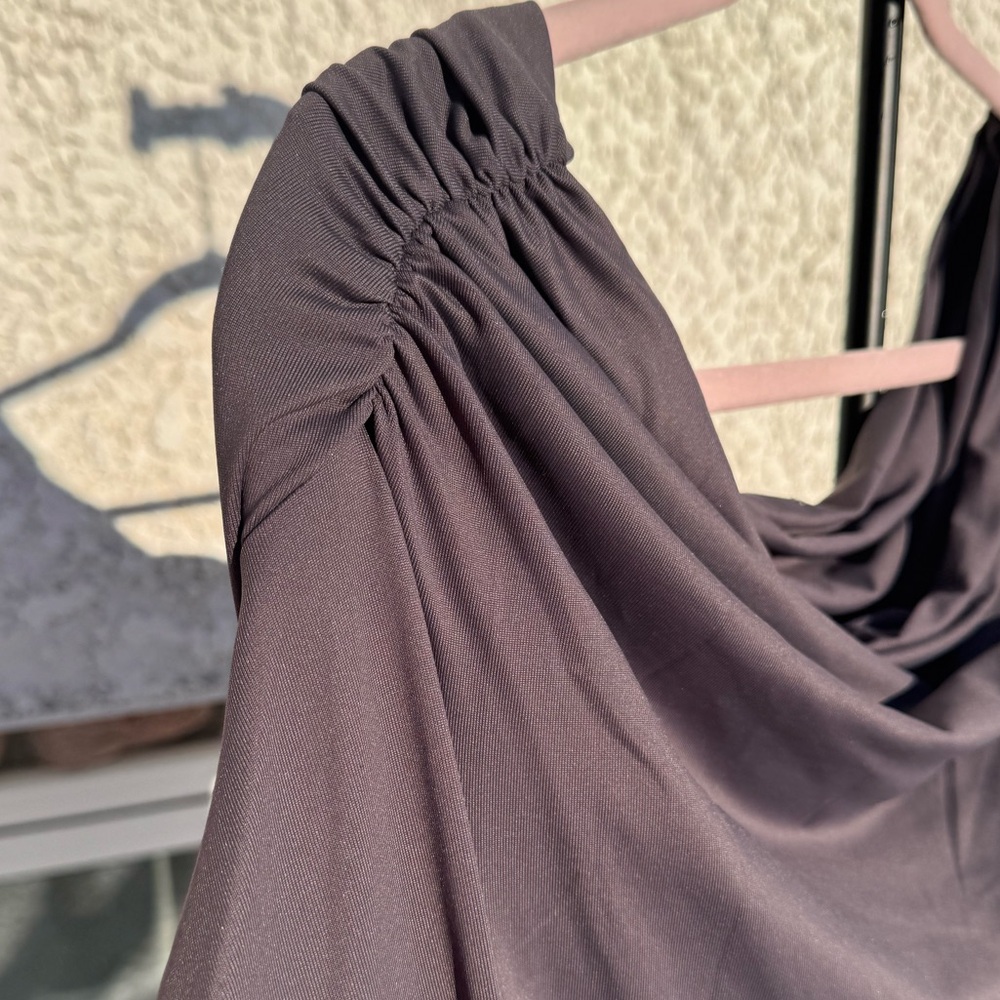Meshki Christabel Nylon Ruched Midi Dress - Picture 6 of 8